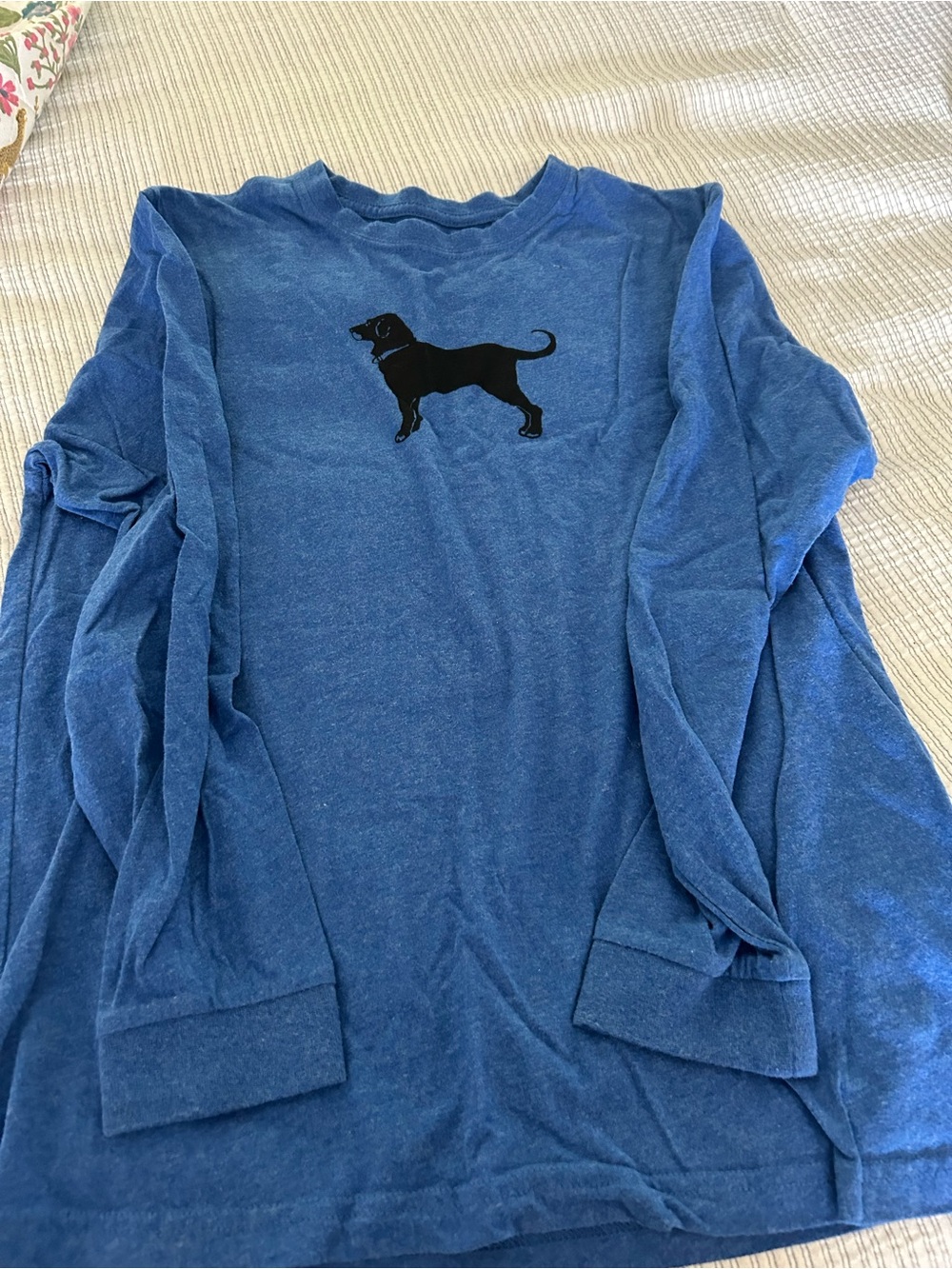 Black Dog Boys L Long-Sleeve Pet Shirt